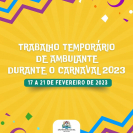 Trabalho Temporário de Ambulantes durante o Carnaval 2023